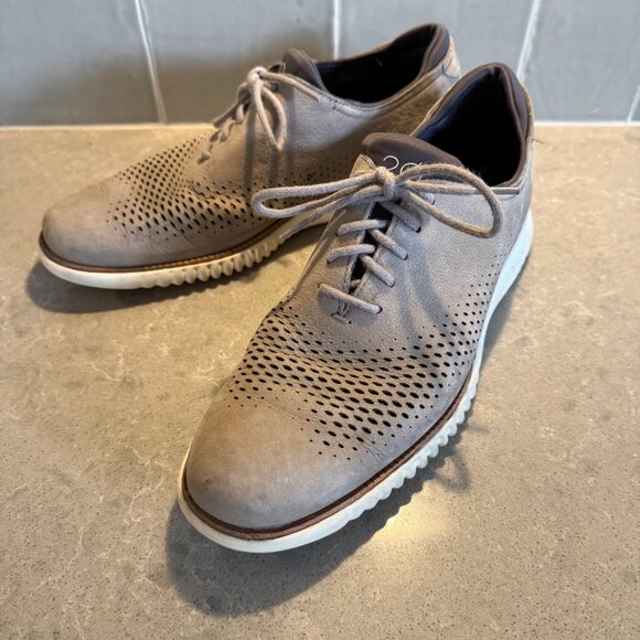 Cole Haan 2.Ø (2.0) Grand Gray Oxford Shoes Mens 10.5 Lightweight Comfort main image 5